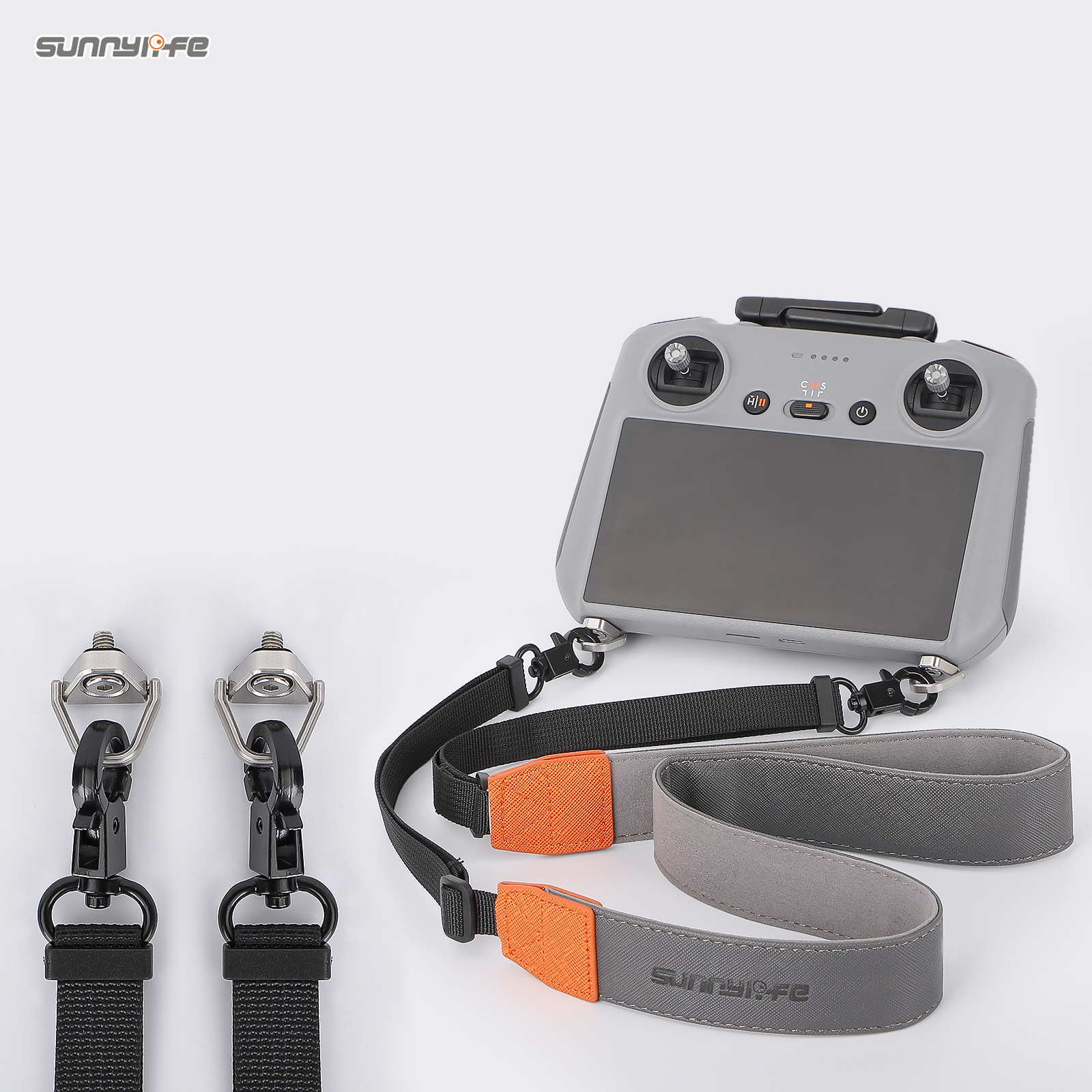 Drone Remote Controller Lanyard - Sunnylife リモコンフック ランヤード＆ショルダーストラップ、DJI RC Pro 2、RC