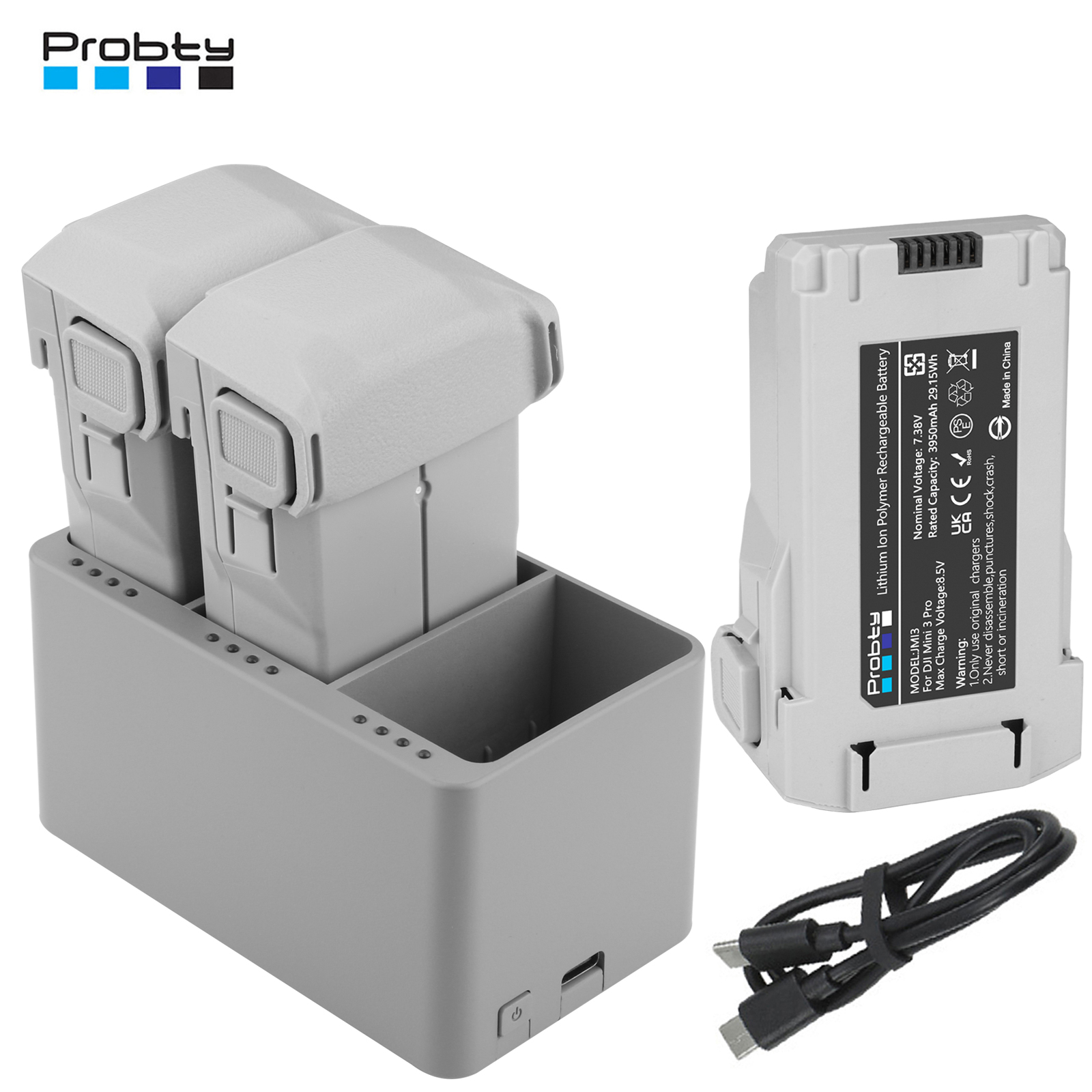 Drone Charging Hub - DJI ミニ 3/3 プロ/ミニ 3 プロドローンバッテリー