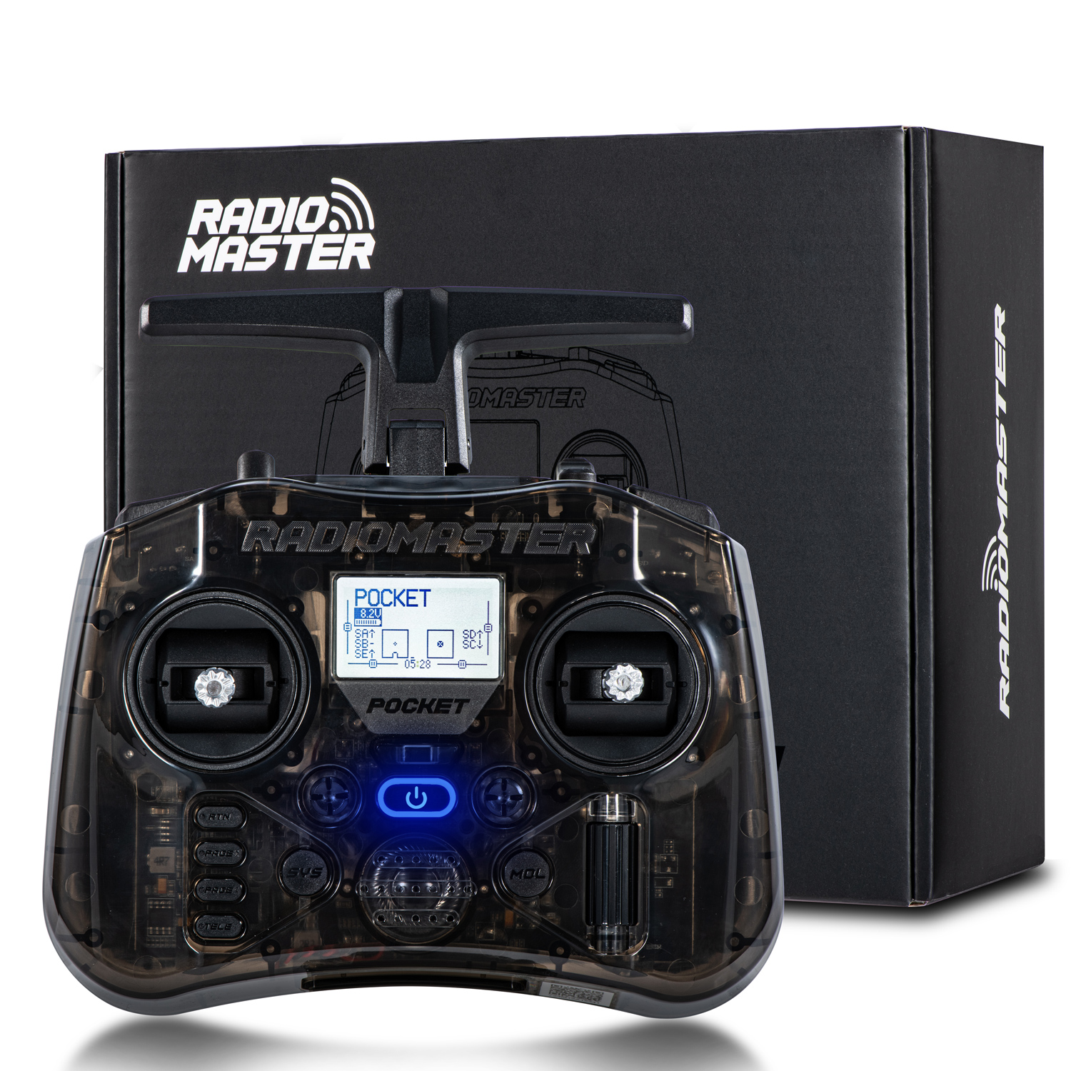 Drone Control Stick - RadioMaster POCKET P16 2.4G ラジオコントロール 取り外し可能なスティック