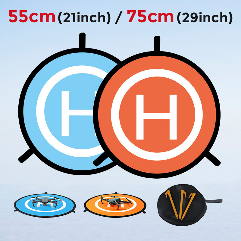 Drone Landing Pad - 55 センチメートルドローン Quadcopters アクセサリーユニバーサル 75 センチメートル折りたたみ着陸パッド