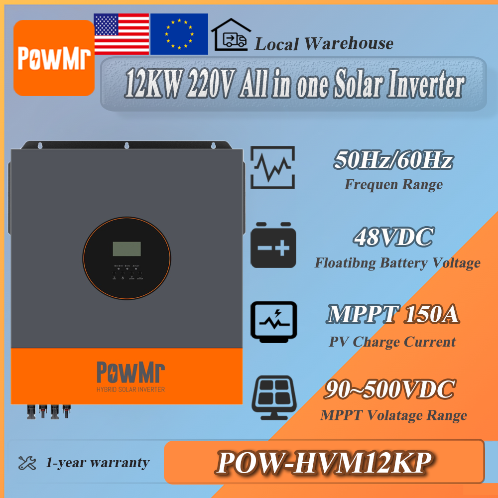 Drone Solar Charger - PowMr 48V 12kW 220V パラレルインバーター 150A