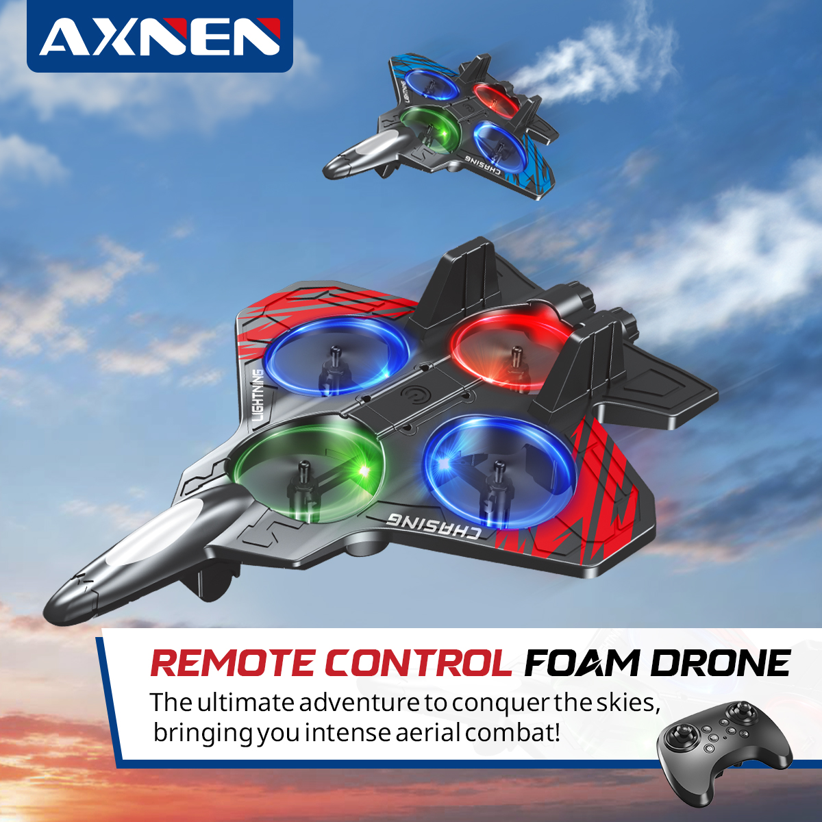 Drone Beacon Light - AXNEN 新型 E72 フォーム航空機スタント インテリジェント固定高度ホバー 360