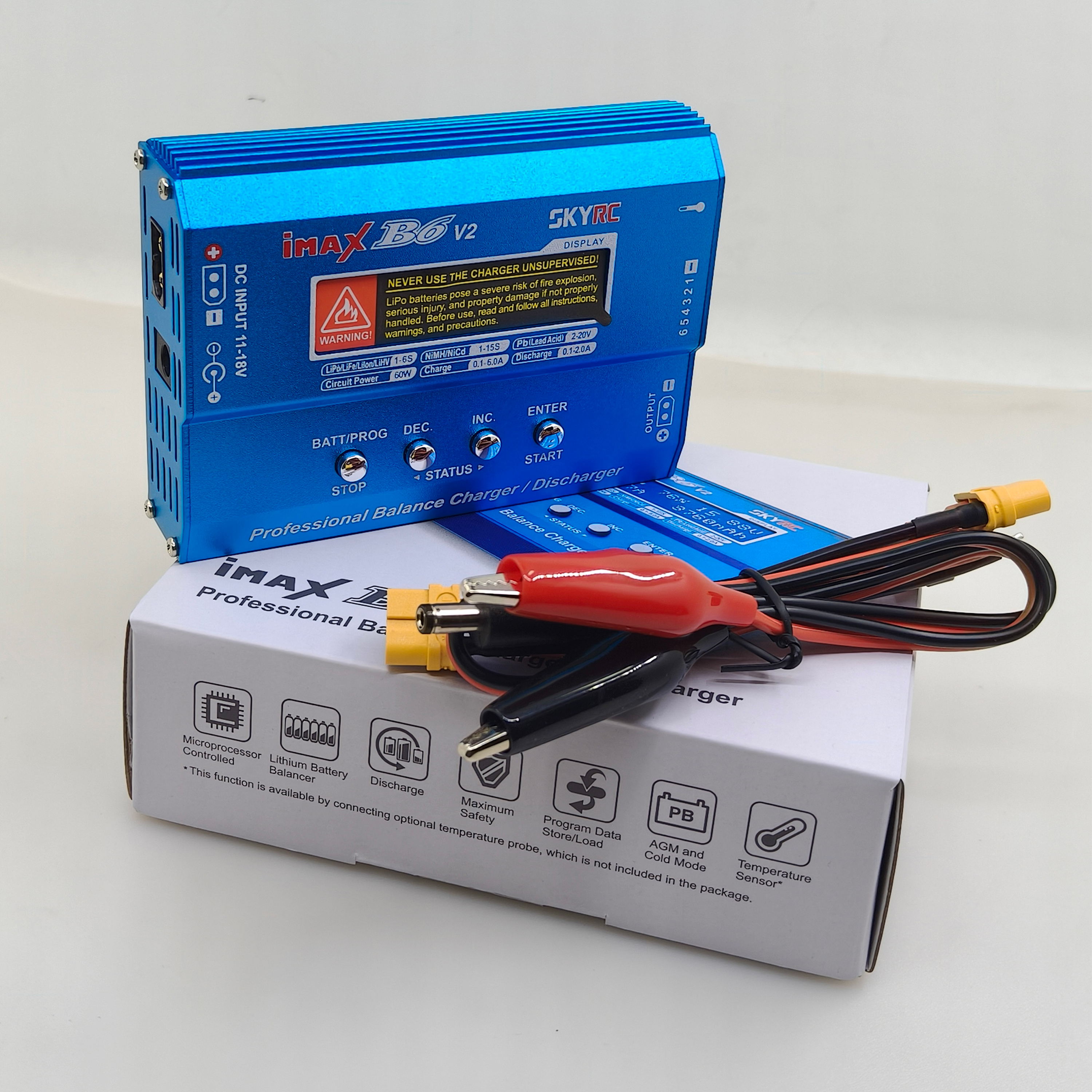 Drone Battery Adapter - IMAX B6 / B6AC 80W T/XT60プラグ