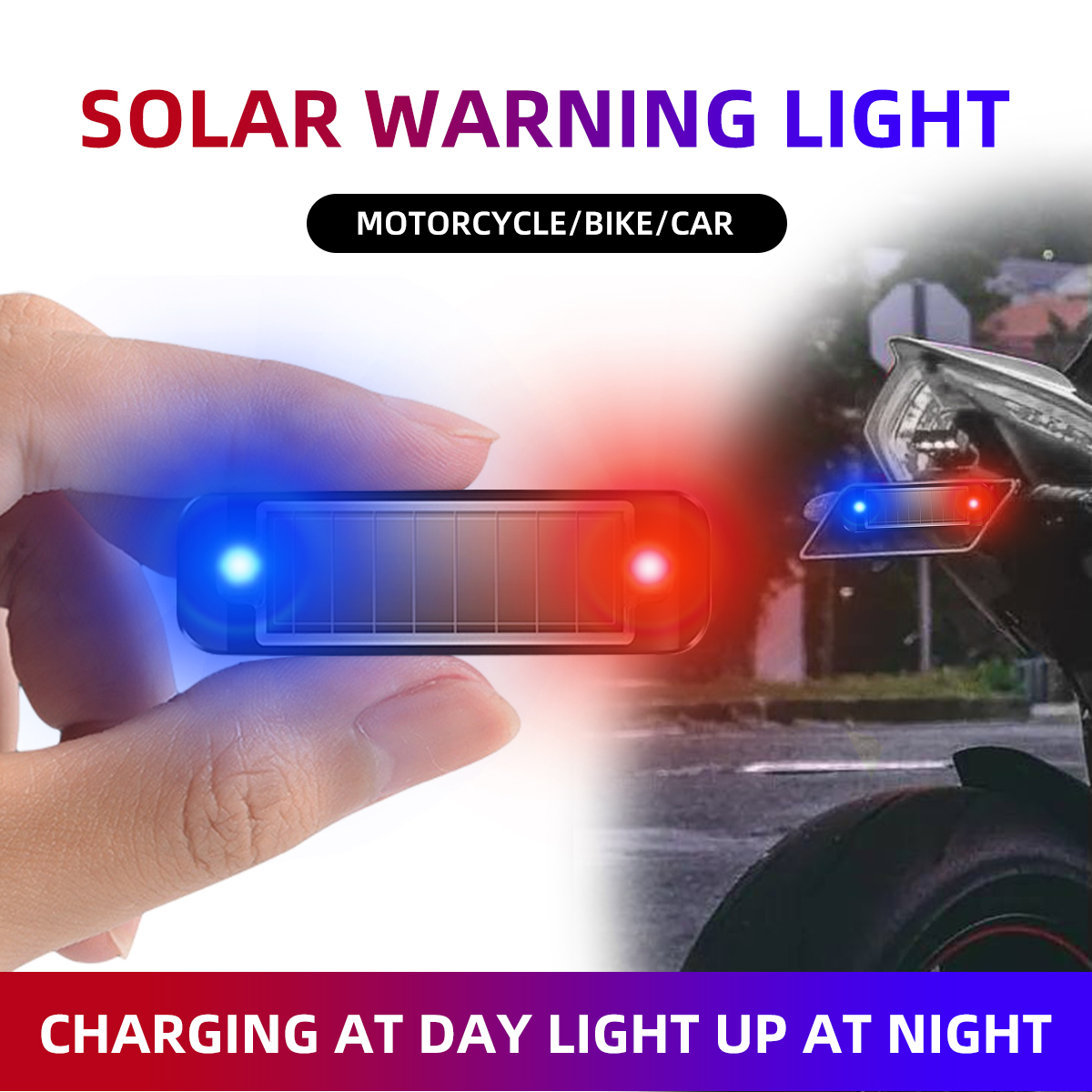 Drone Strobe Light - オートバイ,車,スクーター,ストロボのためのソーラーパワー盗難防止アラーム,常夜灯,ワイヤレスLEDドローン,フラッシュインジケーター