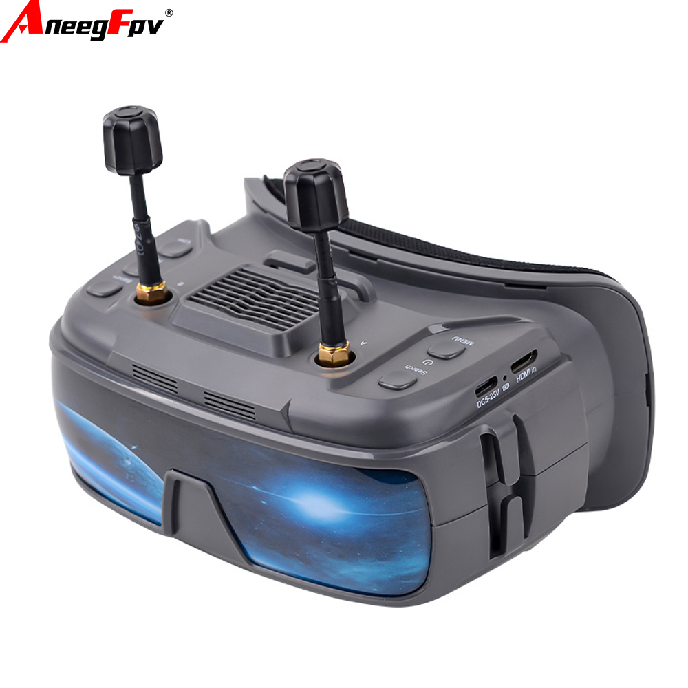 Drone Controller Screen - VR200 3.5インチFPVゴーグル 5.8Gアナログ DVR搭載 40CH 1024