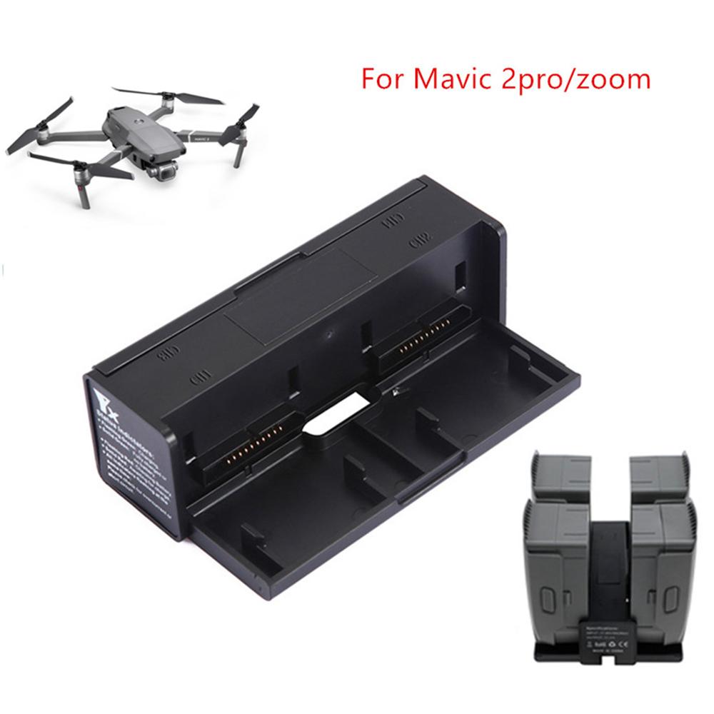 Drone Charging Hub - Dji mavic 2 proとズーム用の並列充電ハブボード、バッテリースチュワード、充電アダプター、デジタルスマートディスプレイアクセサリー、4 in 1