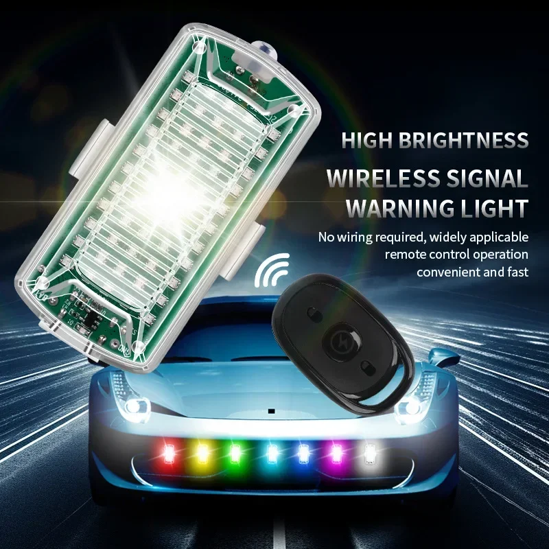 Drone Beacon Light - ワイヤレスLEDドローンストロボライト,リモコン,信号灯,オートバイ,車,自転車