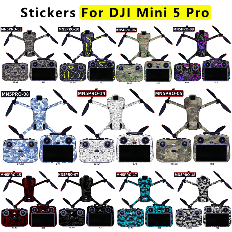 Drone Neck Strap - DJI Mini 5Pro ドローンステッカー RC 2/RC-N3