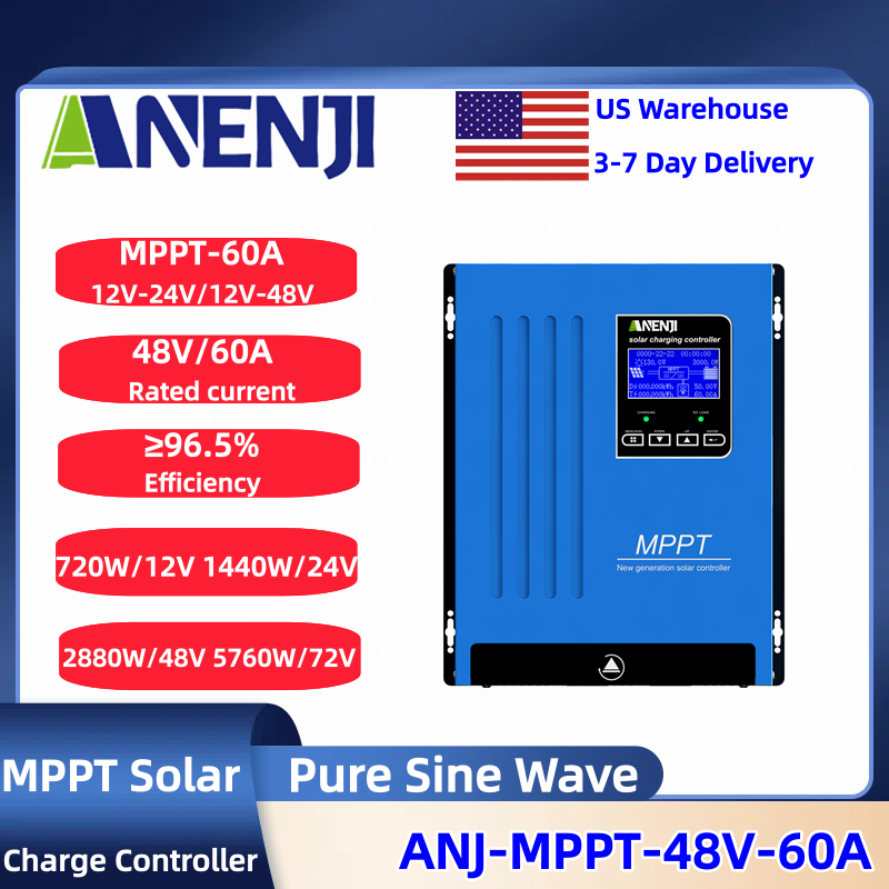 Drone Solar Charger - ANENJI MPPT 100A 80A 60A ソーラーチャージャーコントローラー