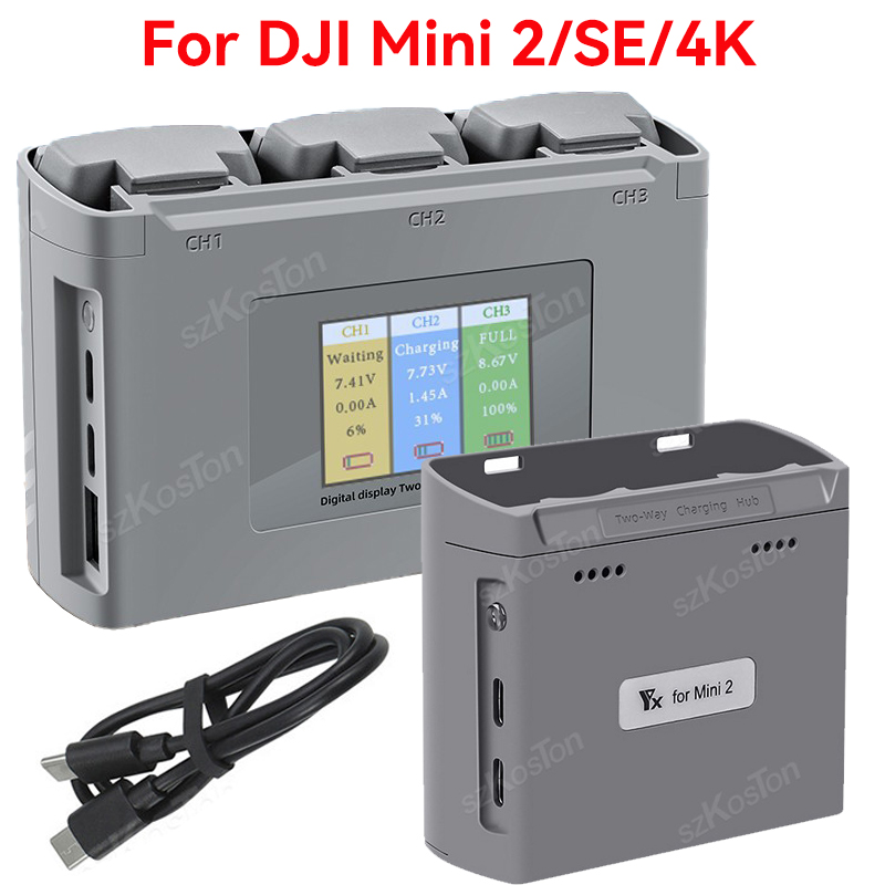 Drone Charging Hub - DJI Mavic Mini 2/SE Mini 4K