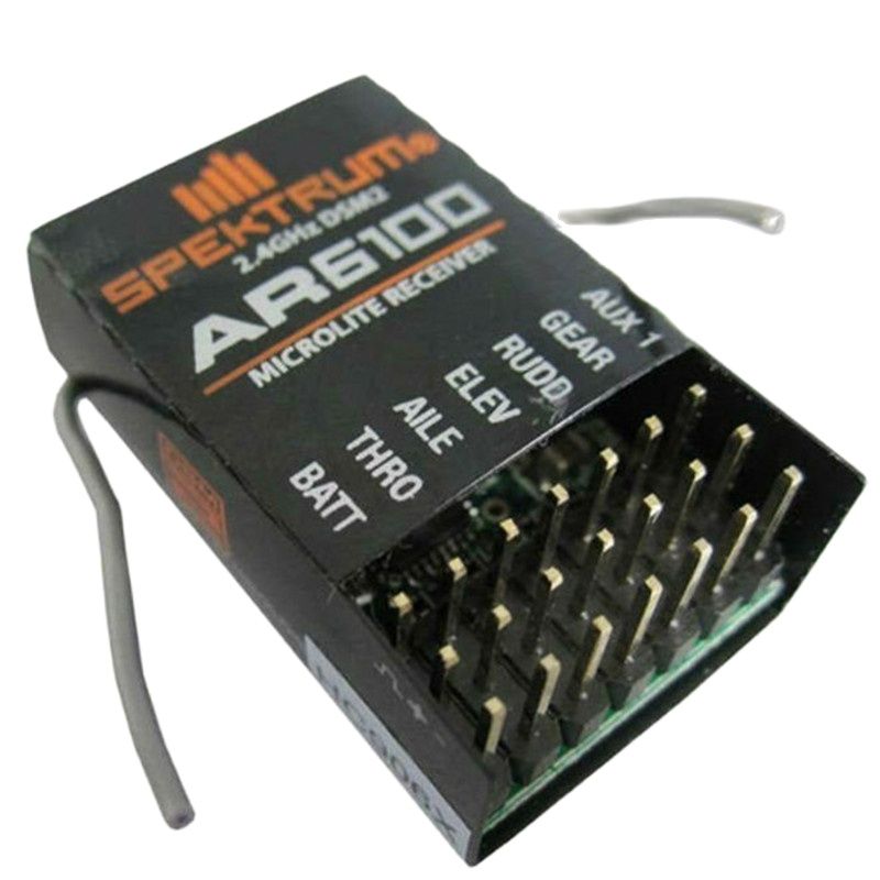 Drone Battery Adapter - AR6100 DSM2 6CH 2.4GHz レシーバー Spektrum