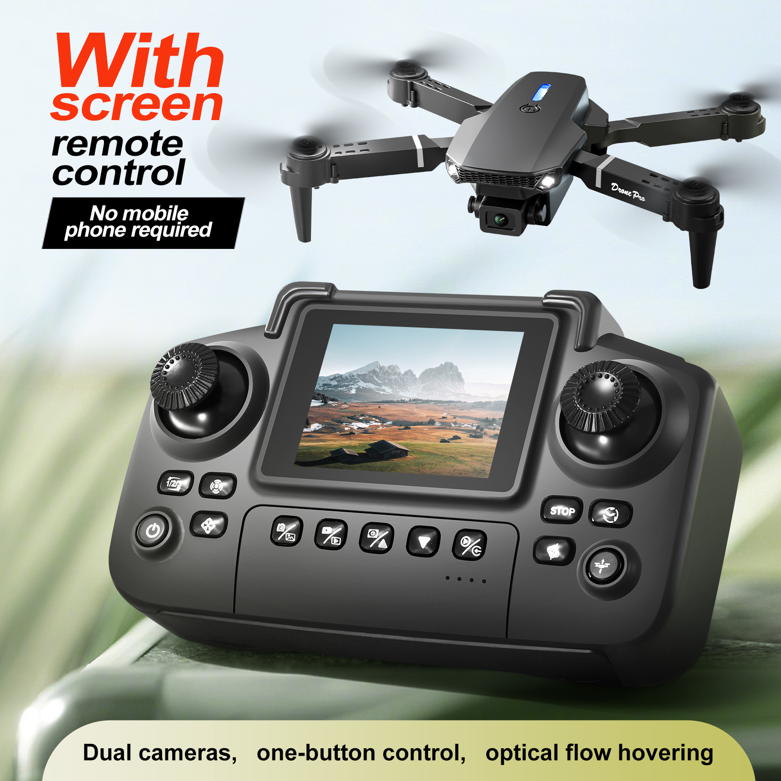 Drone Controller Screen - 2025 新 E88 E99 アップグレードドローン画面 4