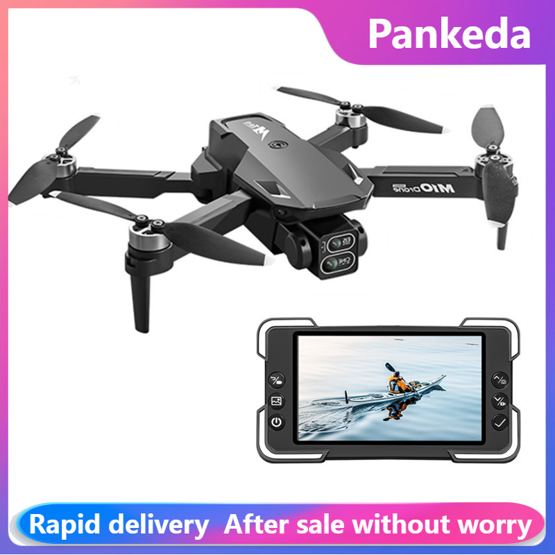 Drone Power Bank - M10カメラドローン、画面付きリモコン、デュアルカメラ、オプティカルフローポジショニング、2.4G RCクアッドコプター、ワンボタン離陸ドローン