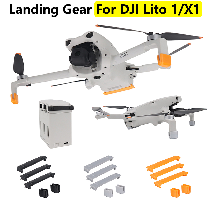 Drone Propeller Holder - DJI Lito X1/1 ドローン着陸装置用高さ調整フットカバー DJI LITO1