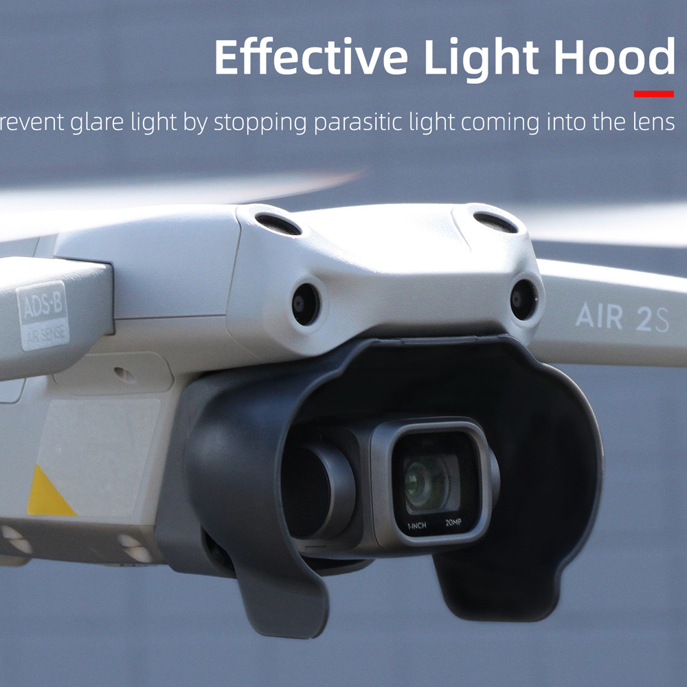 Sunnylife DJI Air 2Sドローン用レンズカバ - Drone Sun Shade のレビューと価格