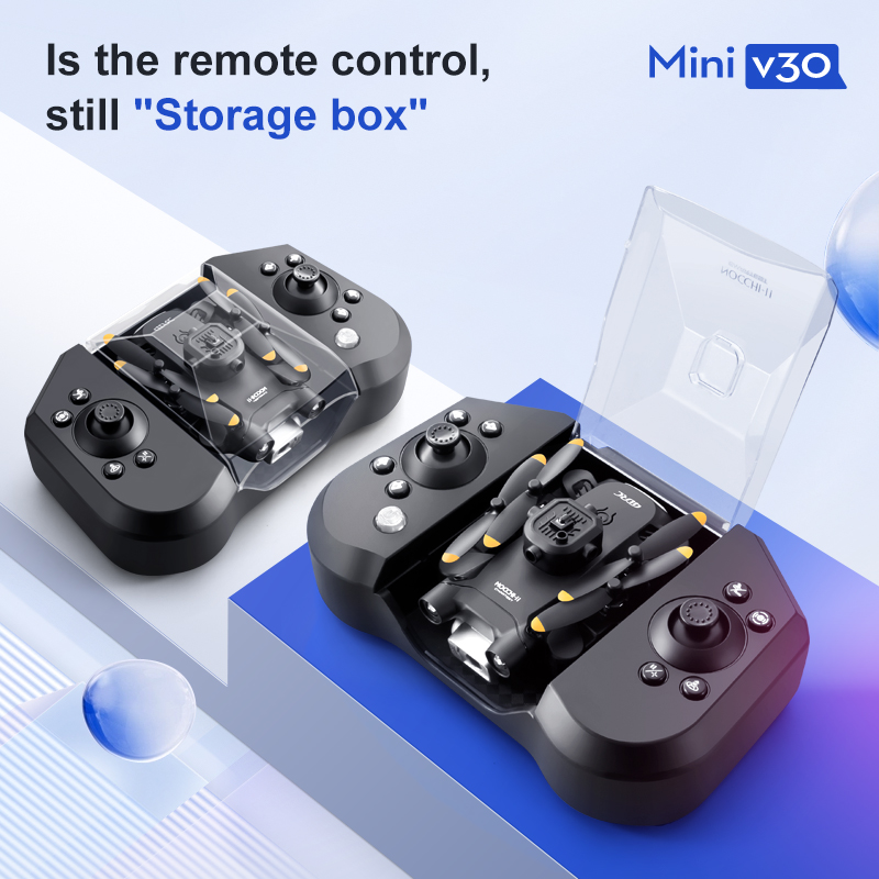 ミニ V30 WiFi FPV ドローン 4K HD デュア - Drone Remote Controller Lanyard のレビューと価格