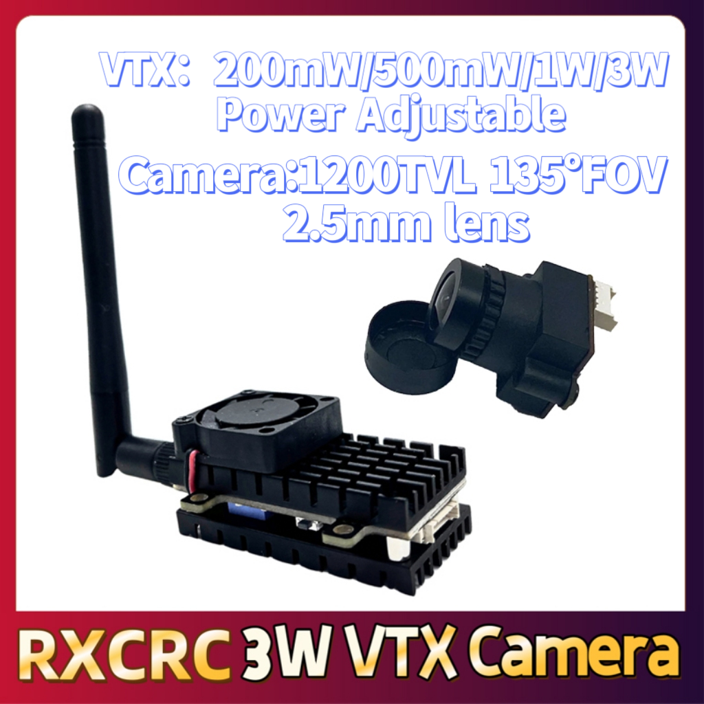 RXCRC 5.8G 3W ビデオ VTX 送信機、1200 - Drone Controller Screen のレビューと価格
