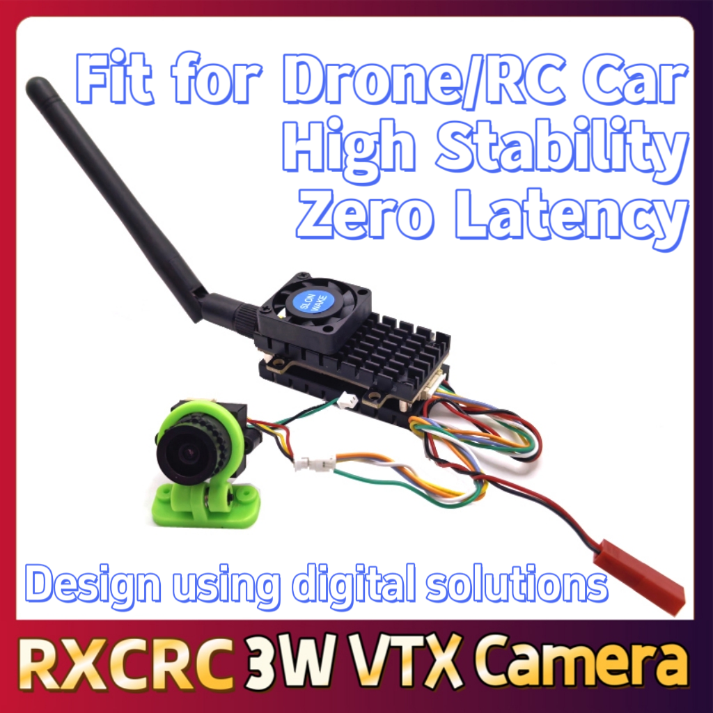 RXCRC 5.8G 3W ビデオ VTX 送信機、1200 - Drone Controller Screen のレビューと価格
