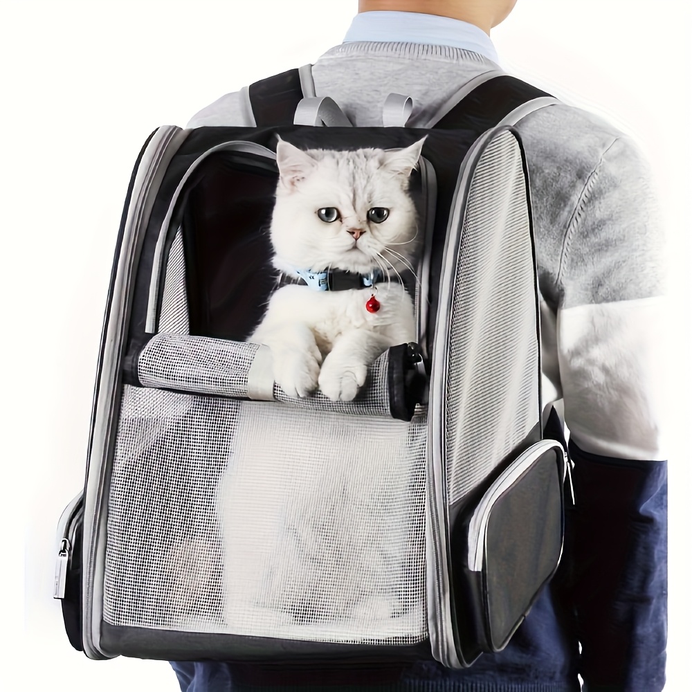 折りたたみ式の通気性のあるペット用バックパック、換気システム - Drone Backpack のレビューと価格
