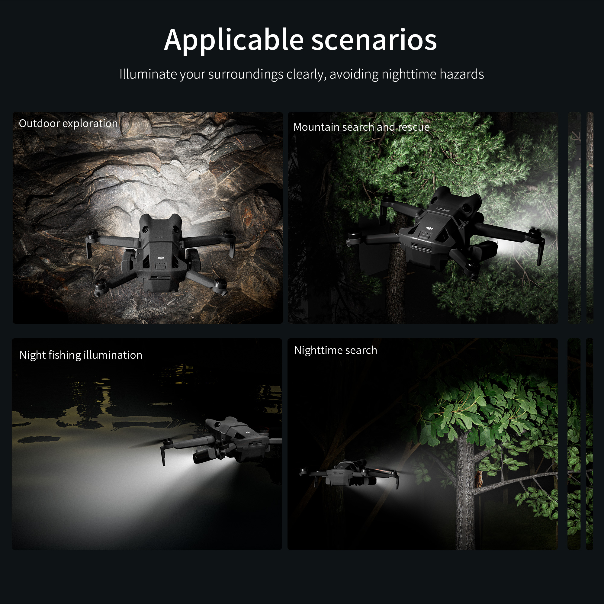 DJI ミニ 4 プロ LED ナイトナビゲーションライト長 - Drone Beacon Light のレビューと価格