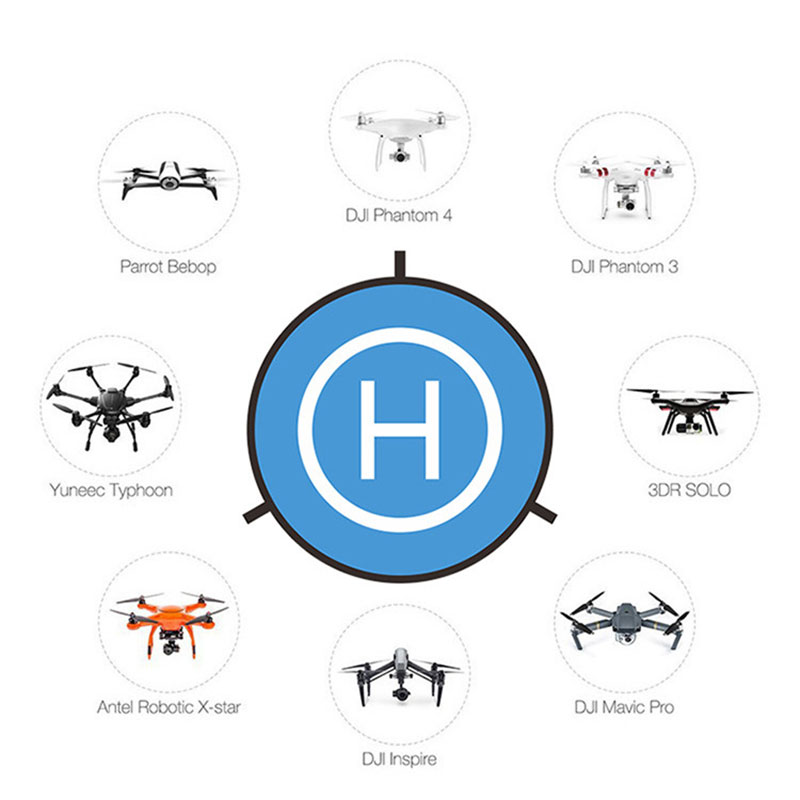 55 センチメートルドローン Quadcopters アクセ - Drone Landing Pad のレビューと価格