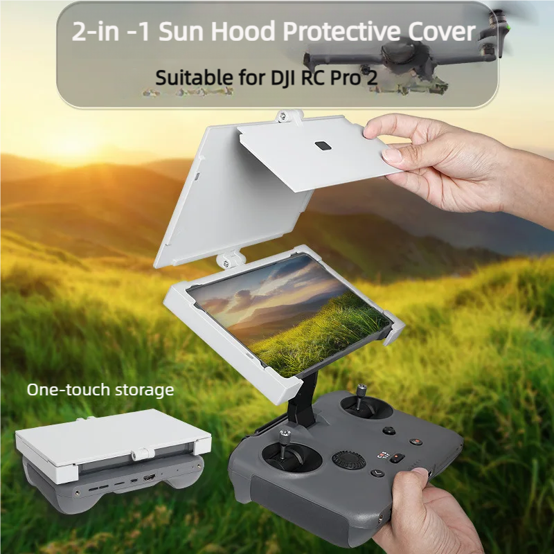 DJI RC Pro 2リモコン用サンフード、サンシェード、 - Drone Sun Shade のレビューと価格