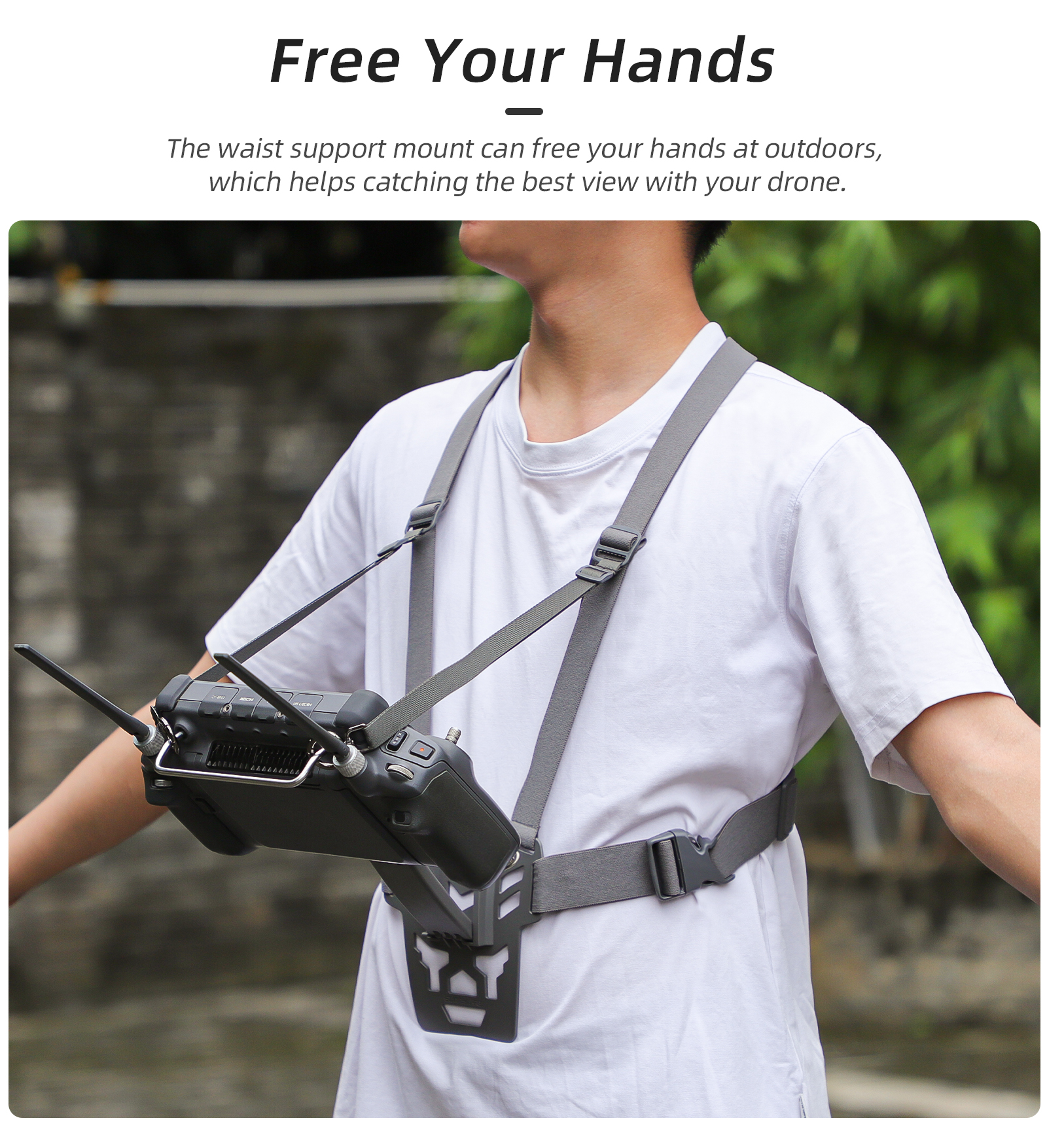 DJI RC プラスリモコン腹サポートブラケット Inspi - Drone Neck Strap のレビューと価格