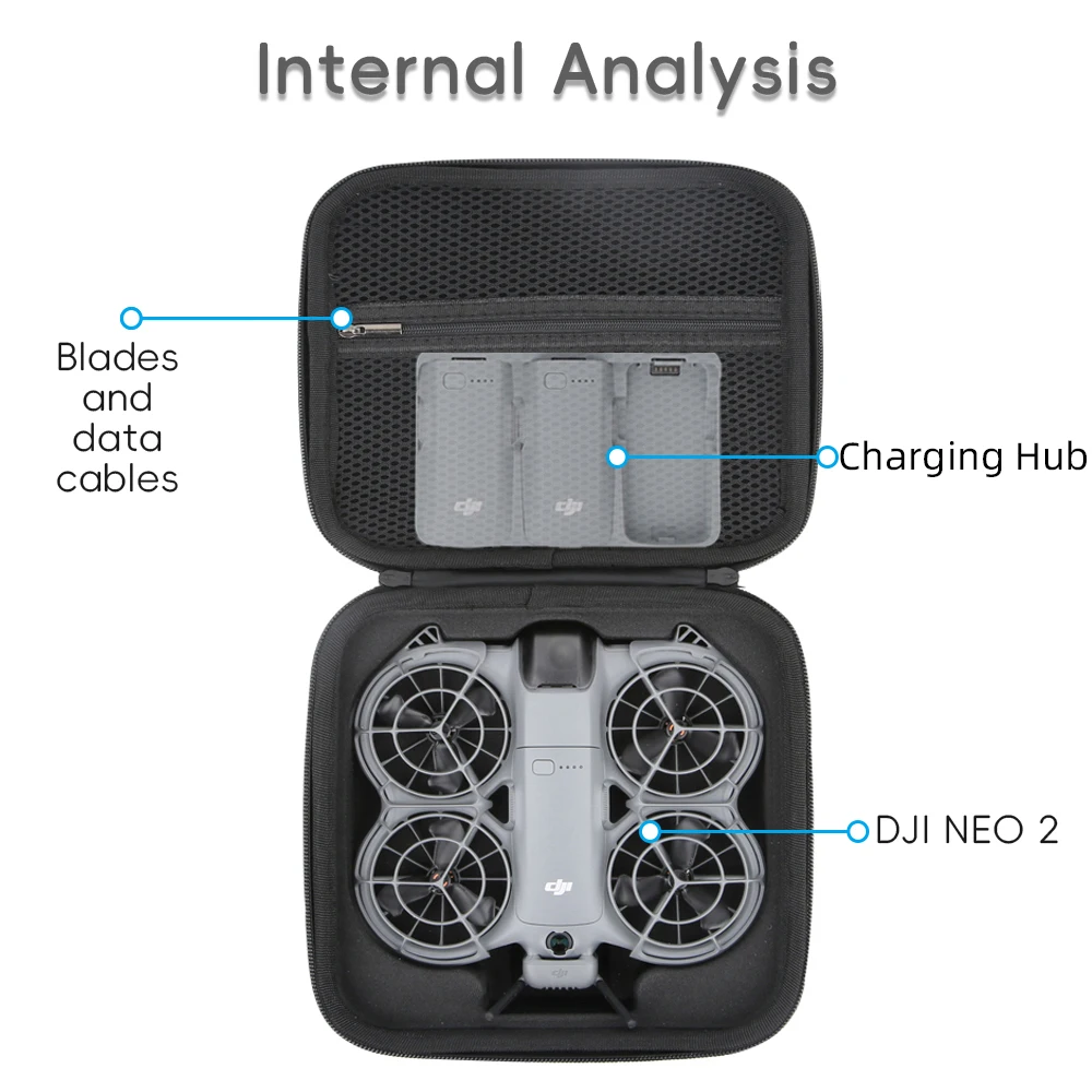 DJI Neo 2用傷防止防塵収納ハンドバッグハードシェルポ - Drone Hard Shell Case のレビューと価格