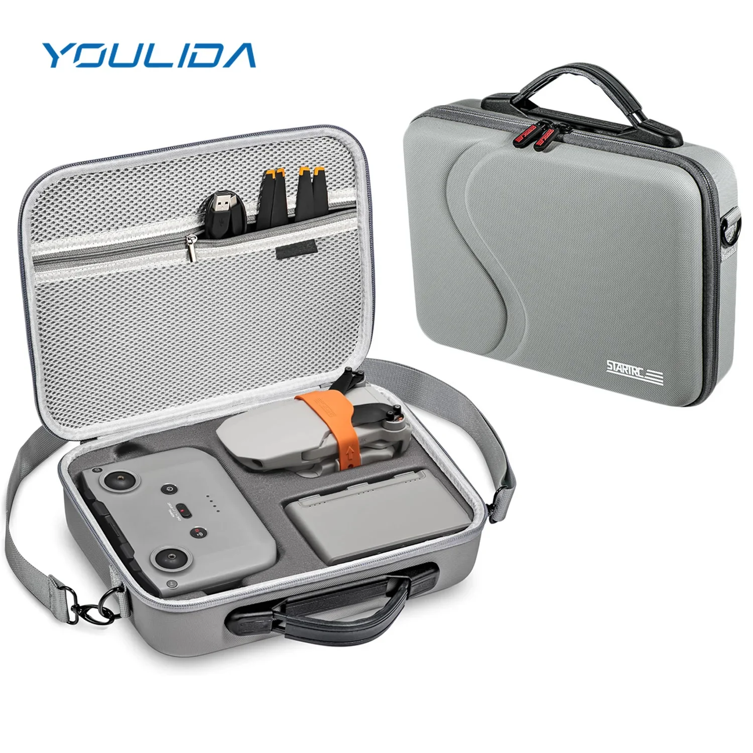 ミニ 2 ショルダーバッグ PU ポータブル収納ケーストラベ - Drone Carrying Case のレビューと価格
