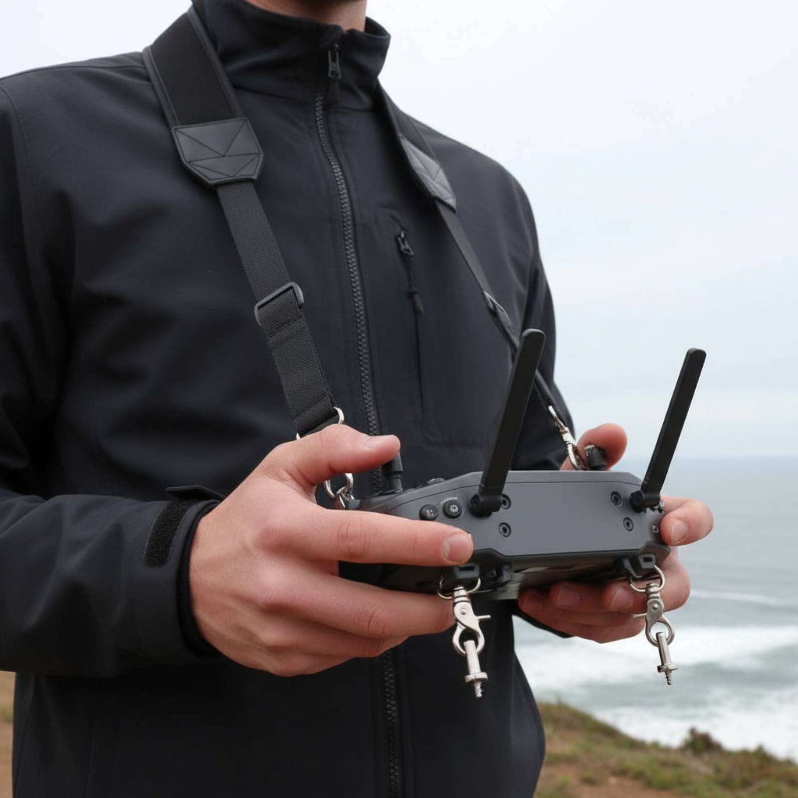 ドローン送信機ストラップ クイックインストール ドローンコン - Drone Remote Controller Lanyard のレビューと価格