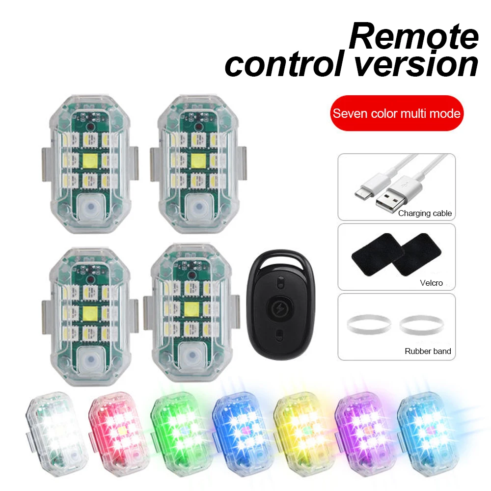 ワイヤレスリモコン LED 航空機ストロボライト車自動車オー - Drone Beacon Light のレビューと価格