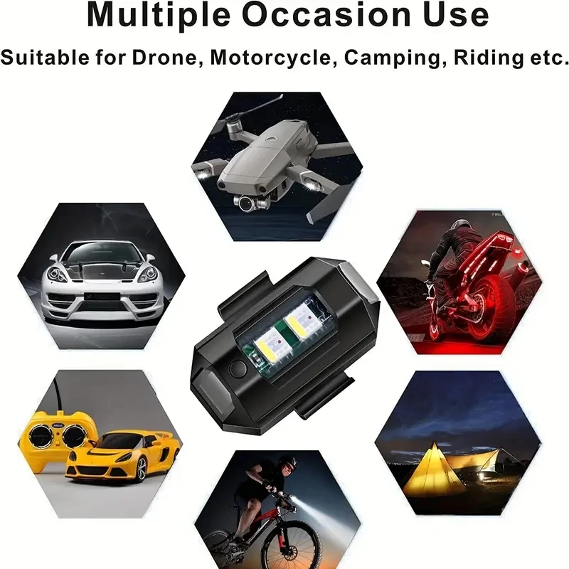 衝突防止警告灯,LED,ミニ信号ライト,ドローンのストロボラ - Drone Strobe Light のレビューと価格