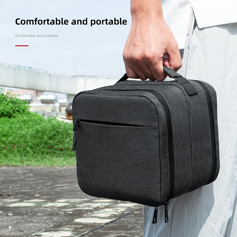 ポータブルケース二層収納スペースハンドバッグ DJI ゴーグ - Drone Carrying Case のレビューと価格