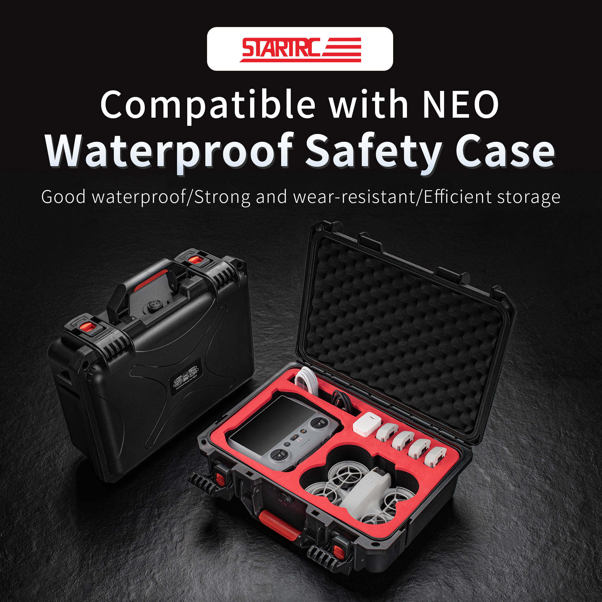 DJI NEO Fly More Combo対応 防水ポータ - Drone Charging Hub のレビューと価格