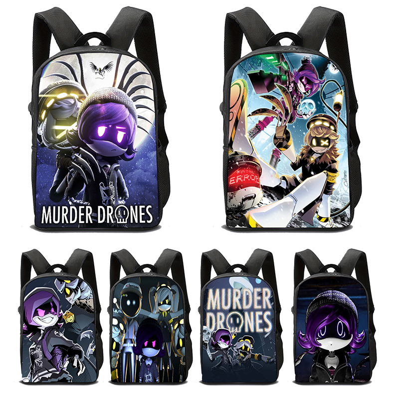 殺人ドローン学生スクールバッグアニメ漫画バックパック女性男性 - Drone Backpack のレビューと価格