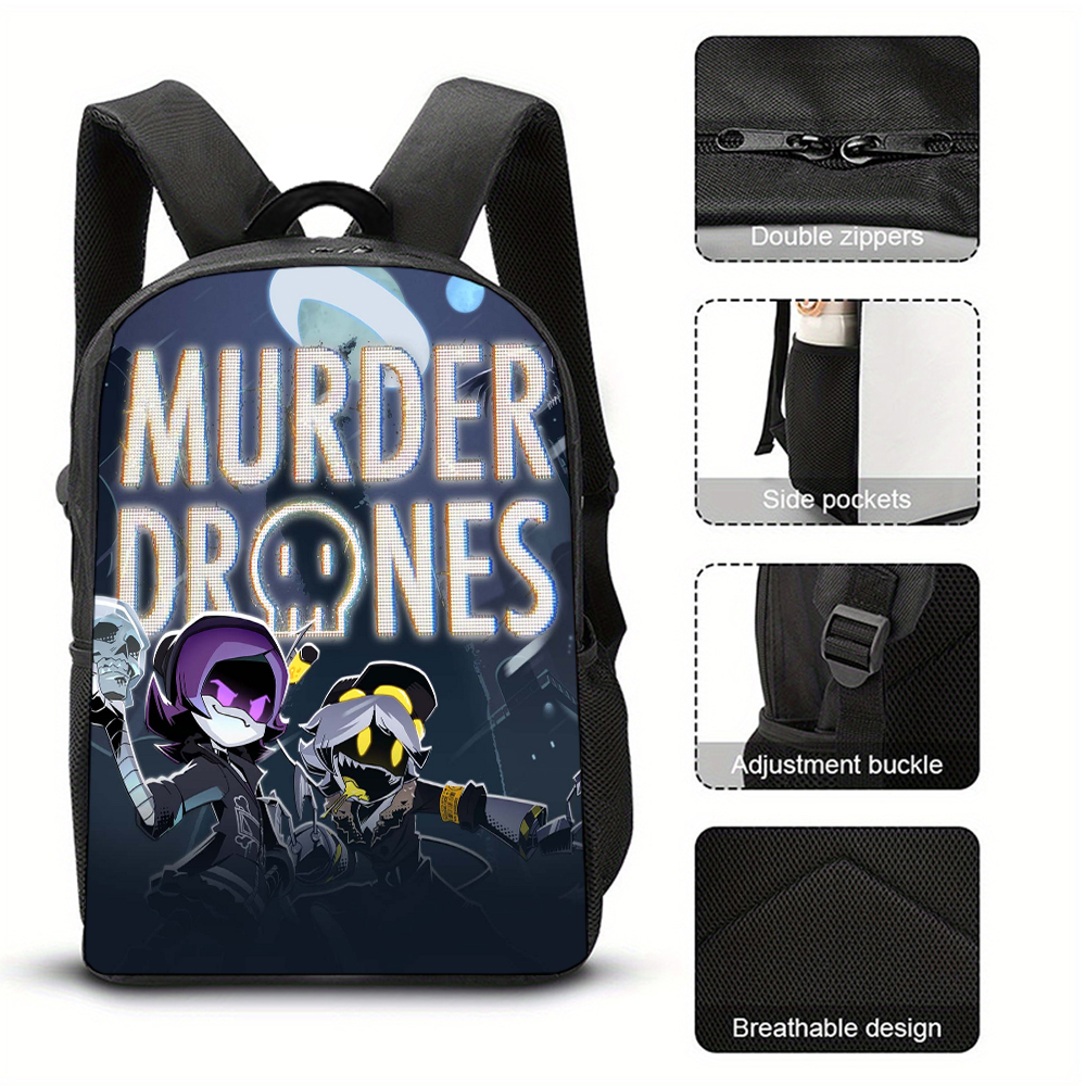 殺人ドローン学生スクールバッグアニメ漫画バックパック女性男性 - Drone Backpack のレビューと価格