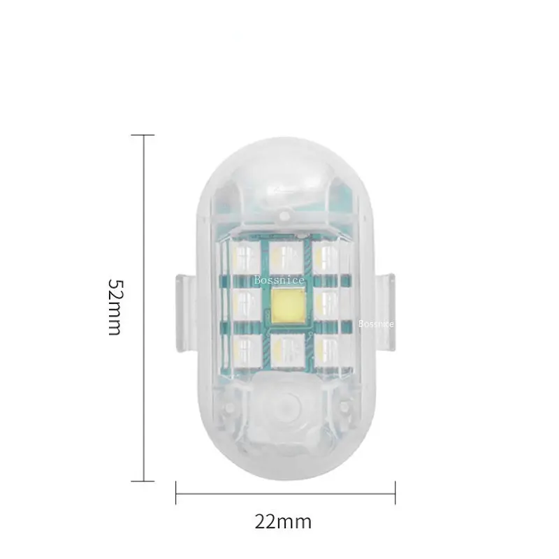 1/2 個ワイヤレス LED ストロボライトリモコン警告ラン - Drone Beacon Light のレビューと価格