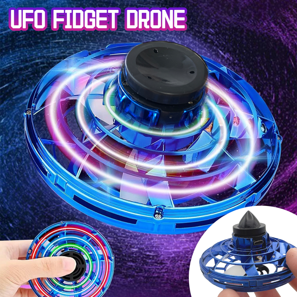 新しい LED フライング UFO スピナー指先、アップグレ - Drone Beacon Light のレビューと価格
