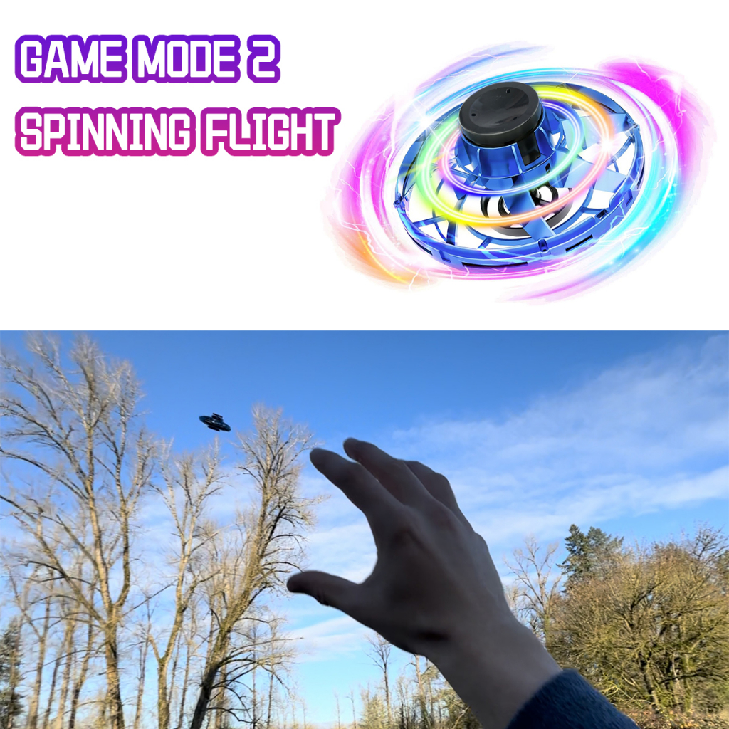新しい LED フライング UFO スピナー指先、アップグレ - Drone Beacon Light のレビューと価格