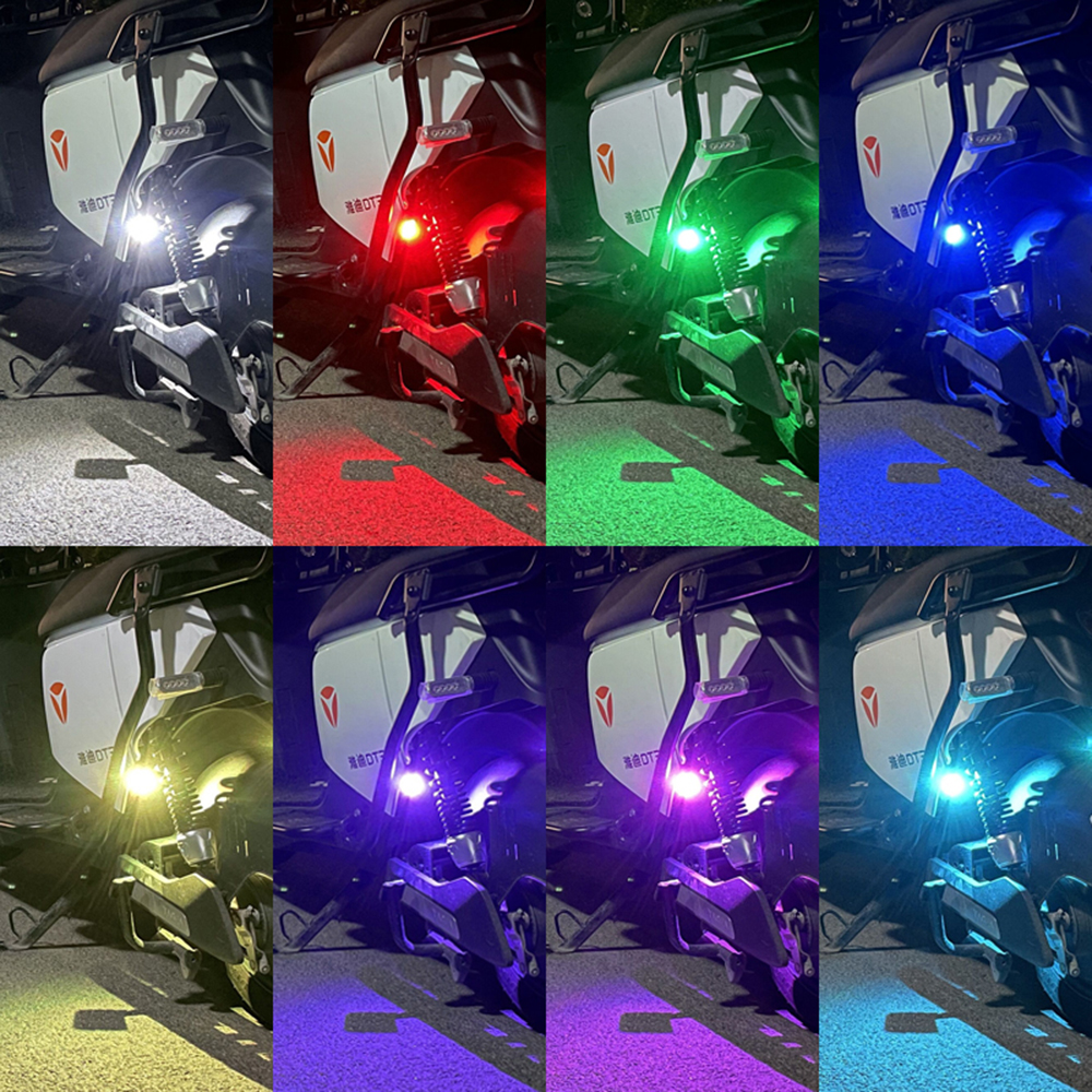 10x 4x 8色のワイヤレスLEDドローン,バイカーライト - Drone Beacon Light のレビューと価格