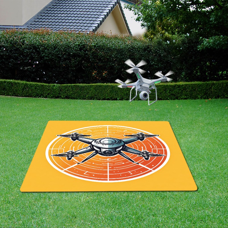 軽量ドローンヘリパッド着陸パッド方向マーカー付き屋外レーシン - Drone Landing Pad のレビューと価格