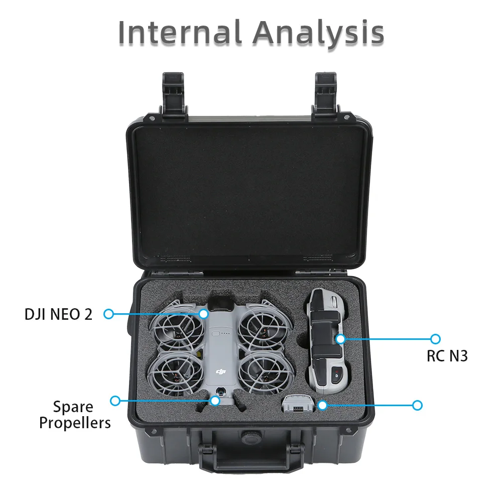 ポータブル安全ボックス DJI NEO 2 保護防爆ボックス - Drone Hard Shell Case のレビューと価格