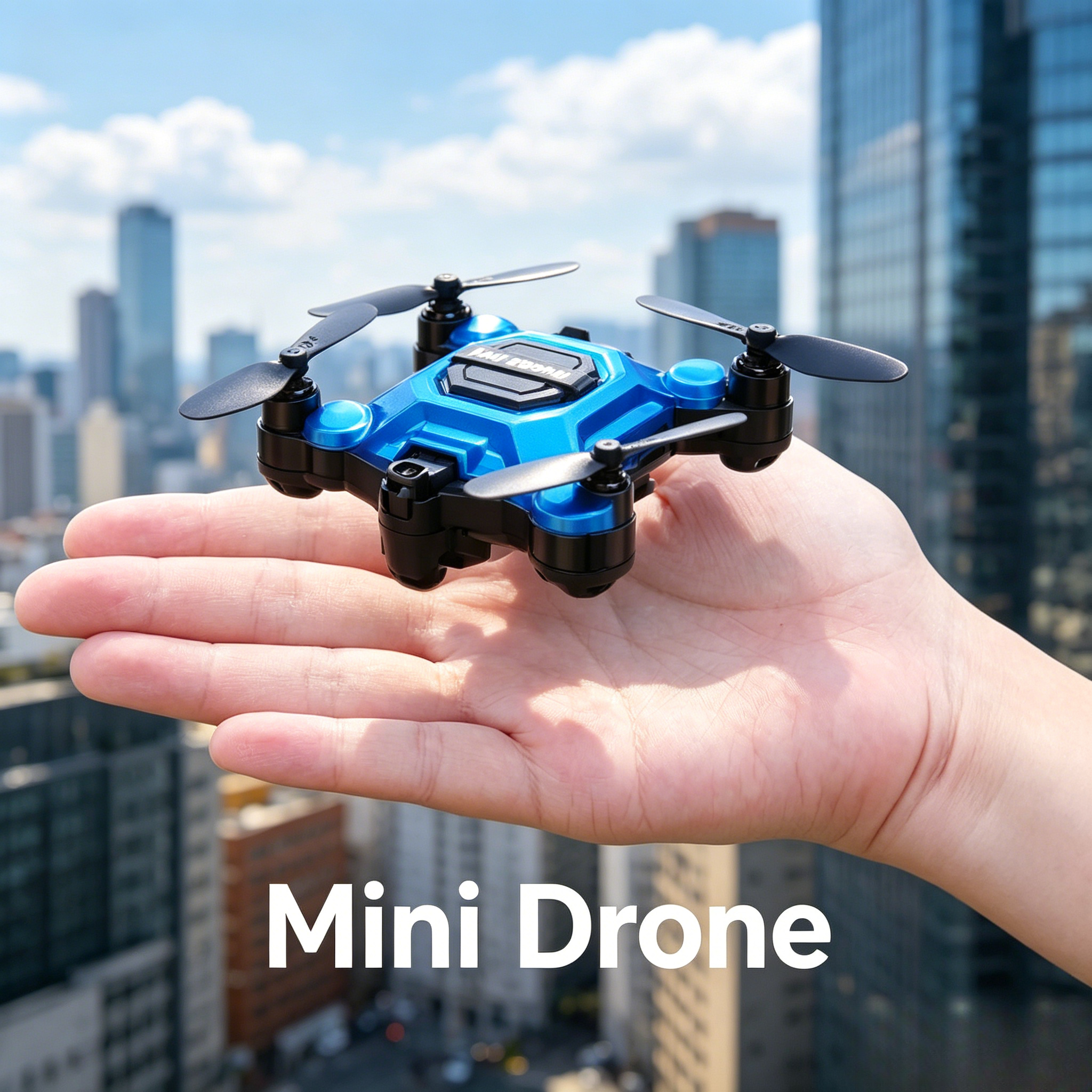 ミニ折りたたみ式蚊取りドローン、空中カメラ付き、学生・子供向 - Drone Remote Controller Lanyard のレビューと価格