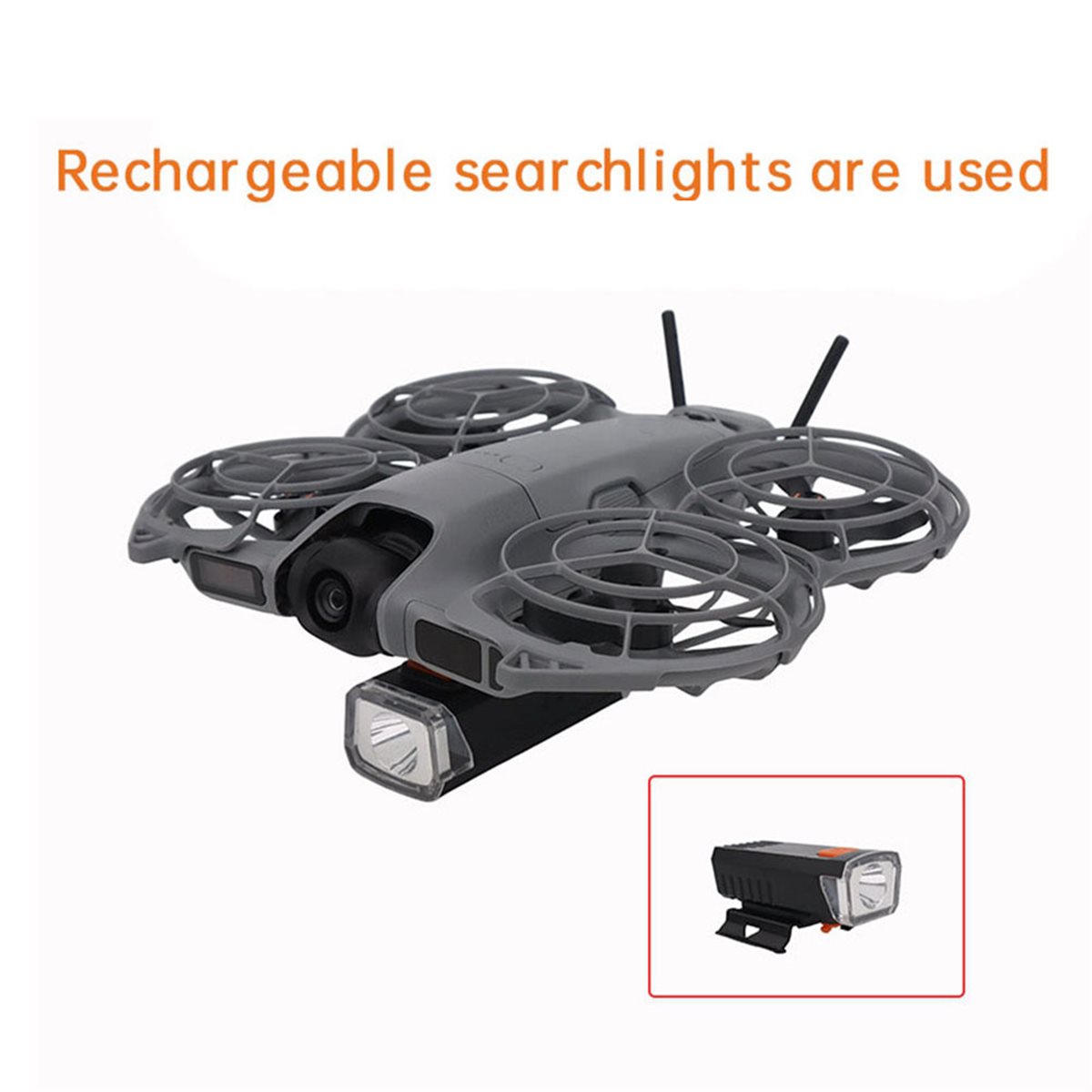 DTC5 充電式サーチライト DJI NEO 2 ドローンア - Drone Beacon Light のレビューと価格