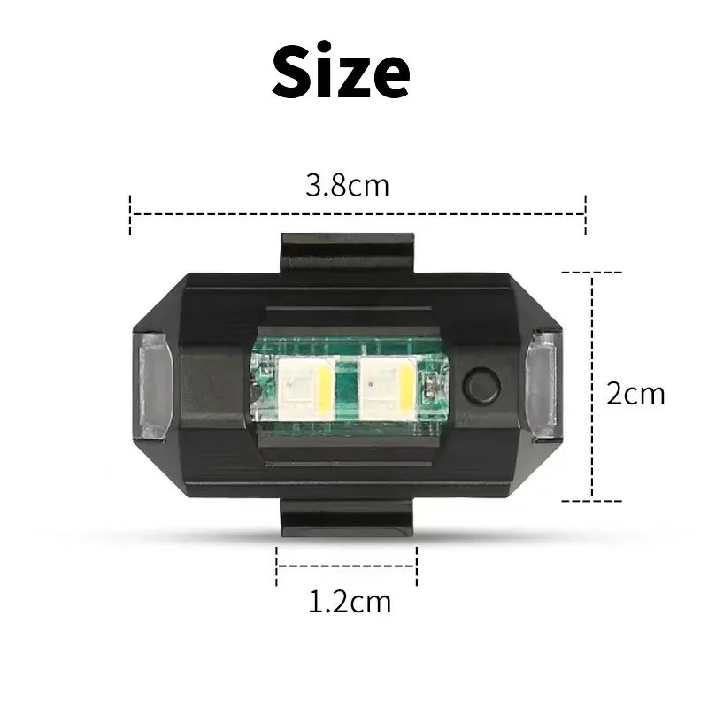 衝突防止LEDストロボライト,オートバイドローン用,夜間飛行 - Drone Strobe Light のレビューと価格