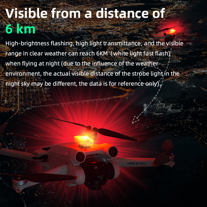 ミニドローンストロボライト DJI Mini 5 Pro/4 - Drone Beacon Light のレビューと価格