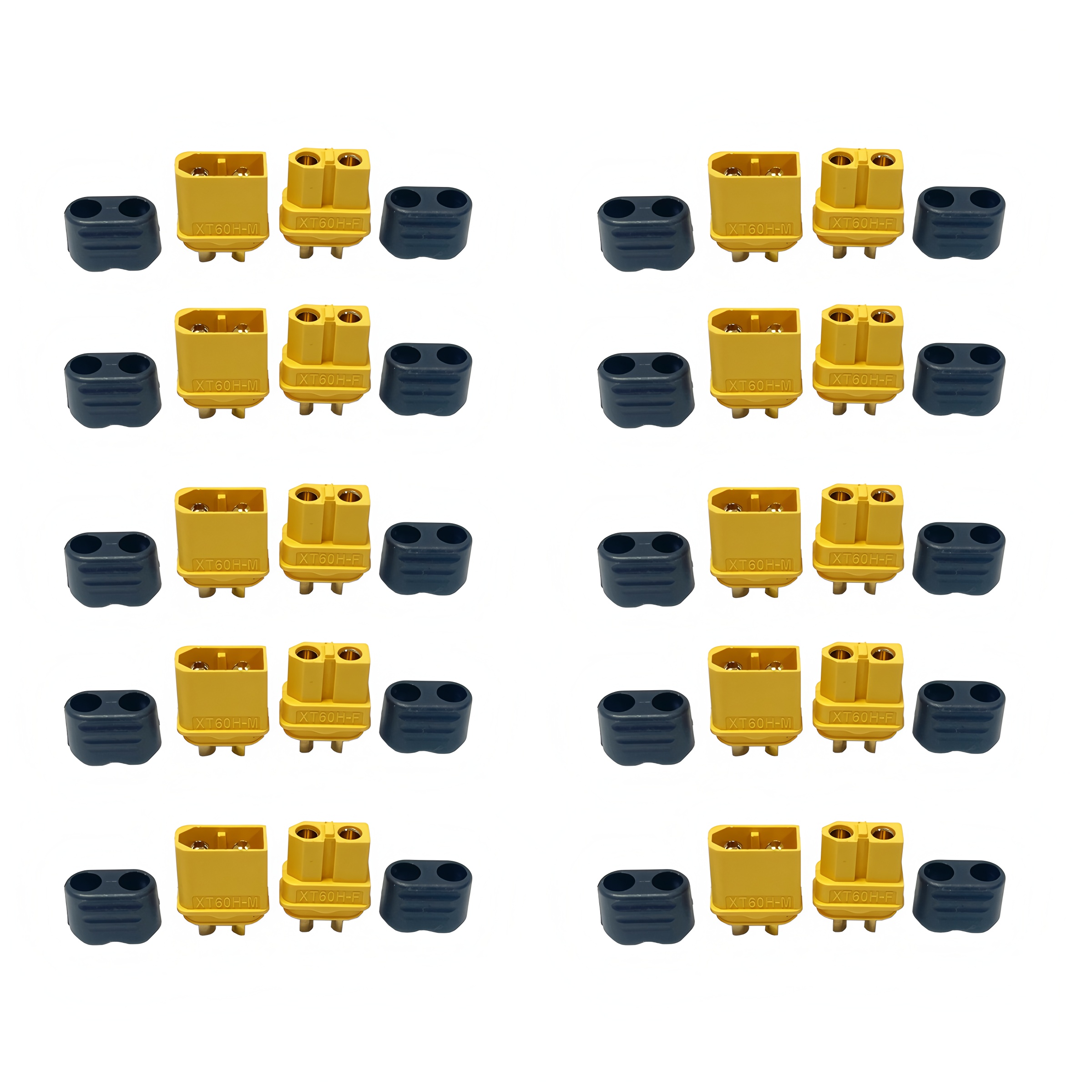 10/20ペア XT60H コネクタプラグとシースハウジング - Drone Battery Adapter のレビューと価格