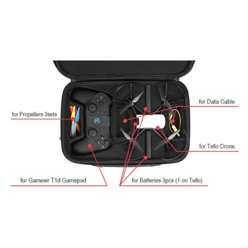 EVA トラベルケースバッテリーハンドバッグ Tello R - Drone Carrying Case のレビューと価格