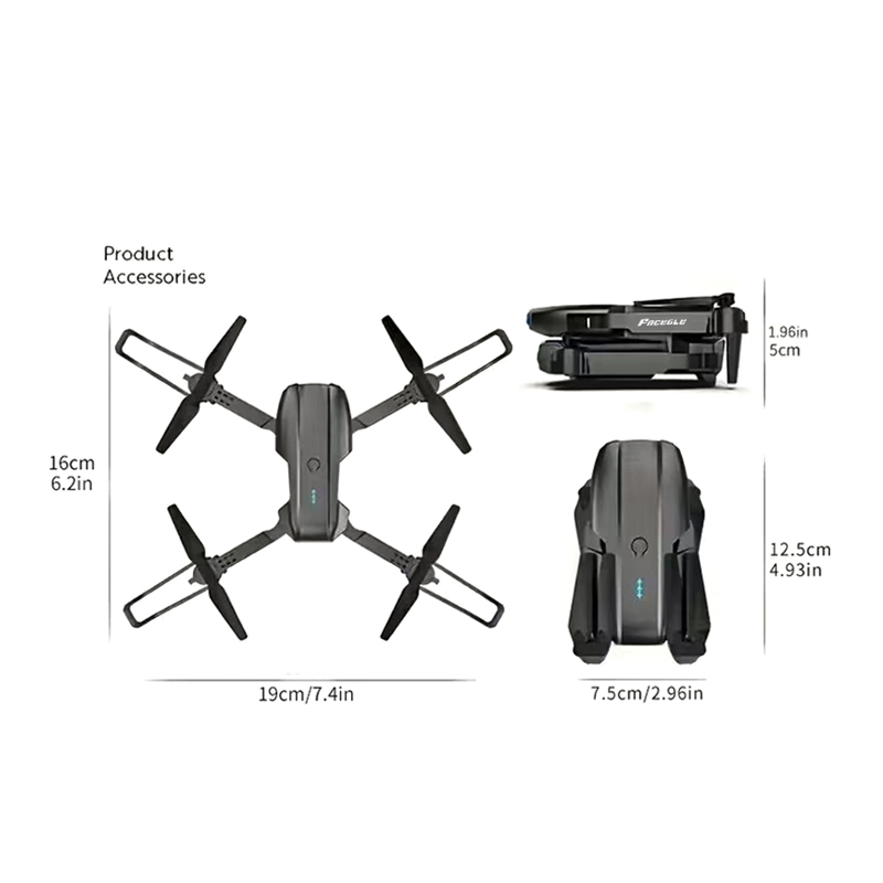 FACEGLE UAV E99 Nova RCドローン ミニ - Drone Remote Controller Lanyard のレビューと価格