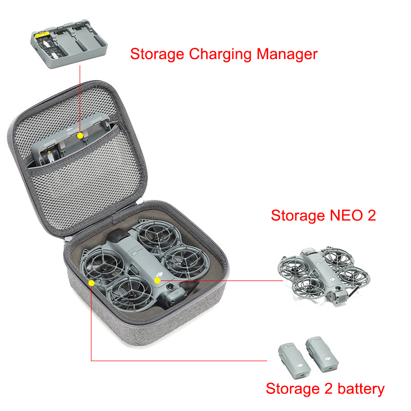 DJI NEO 2用耐衝撃ケース ハードシェルケース DJI - Drone Carrying Case のレビューと価格